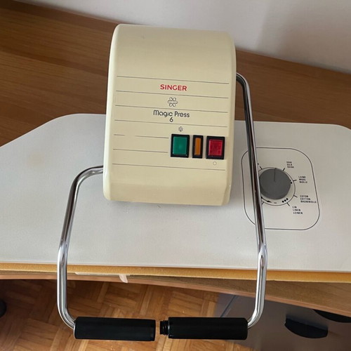 Singer ironing press used