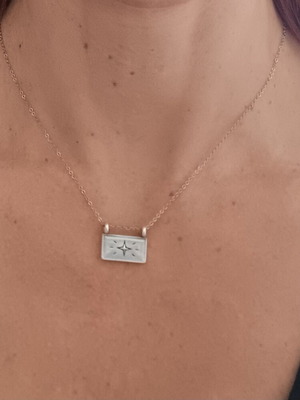 Silver necklace new