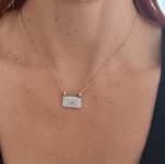 Silver necklace new