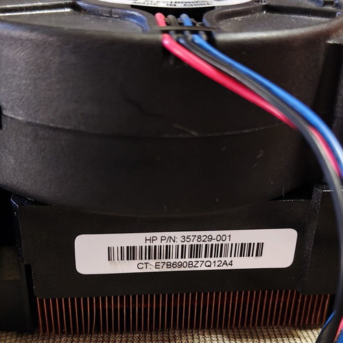 Delta blower fan with copper heatsink BFB1012H like new