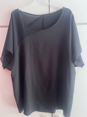 Parabita black women's blouse with transparency, like new, size 3XL