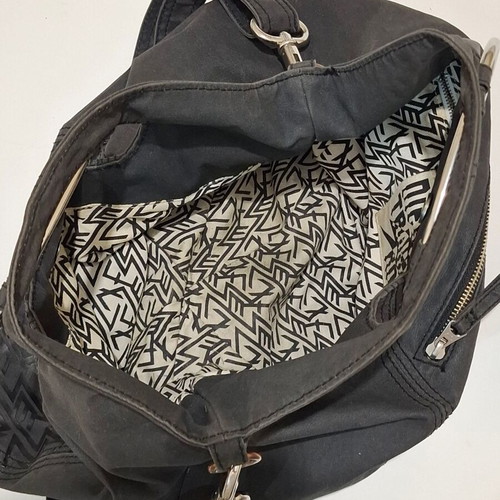 Diesel women's large shopper bag used, black, vintage 1990s