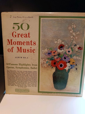 Διπλός δίσκος βινυλίου 50 great moments of music album no 2 μεταχειρισμένος, κλασσική
