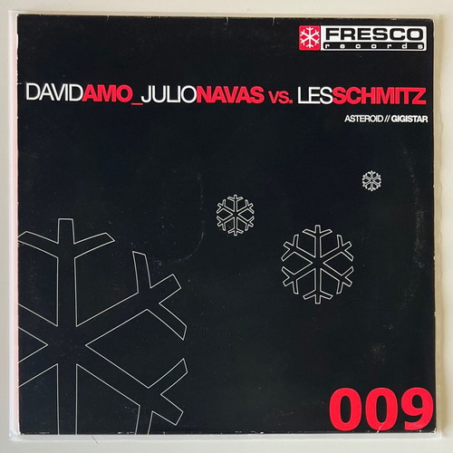 David Amo & Julio Navas vs. Les Schmitz Asteroid / Gigistar 12" vinyl used