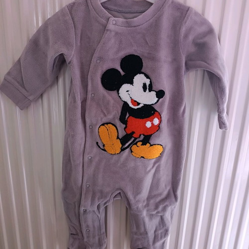 Velour Mickey Mouse romper like new