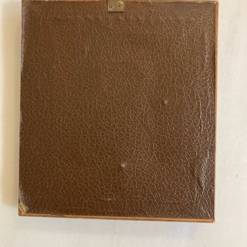 Μικρή vintage ελληνική ορθόδοξη εικόνα της Αγίας Αικατερίνης Αλεξανδρείας σε ξύλινη κορνίζα