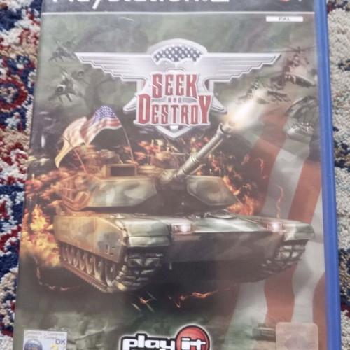 Seek and Destroy PlayStation 2 like new, with manual
