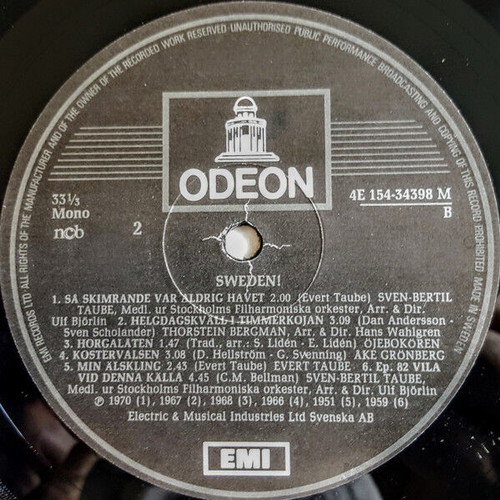 Sweden! vinyl record used