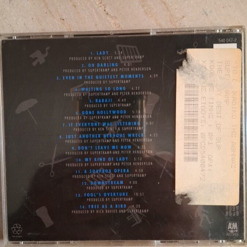 Supertramp The Very Best Of CD, rock