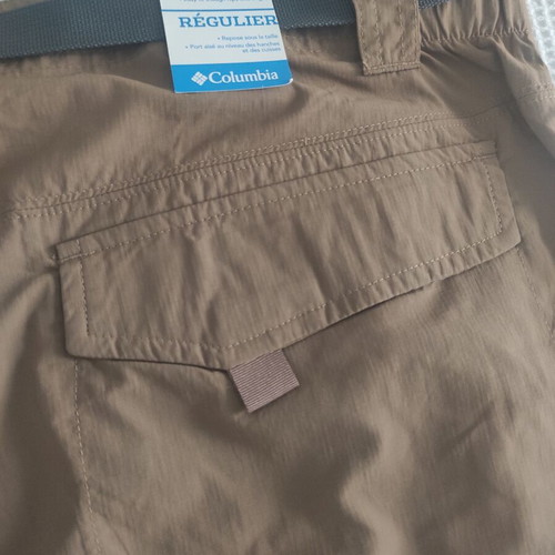 Columbia Silver Convertible Cargo Pants new, size 40 inches, brown