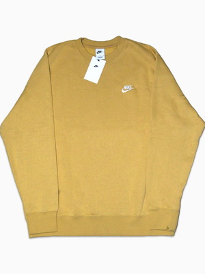 Nike Sportswear Club Fleece Crewneck - Wheat/Gold