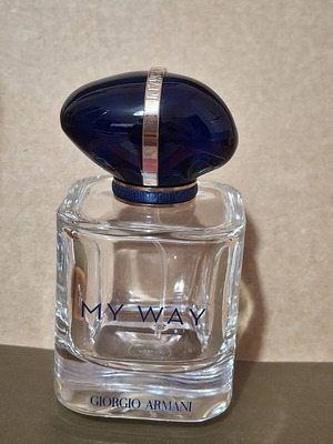 My Way Giorgio Armani women's perfume used, 50ml bottle nearly empty