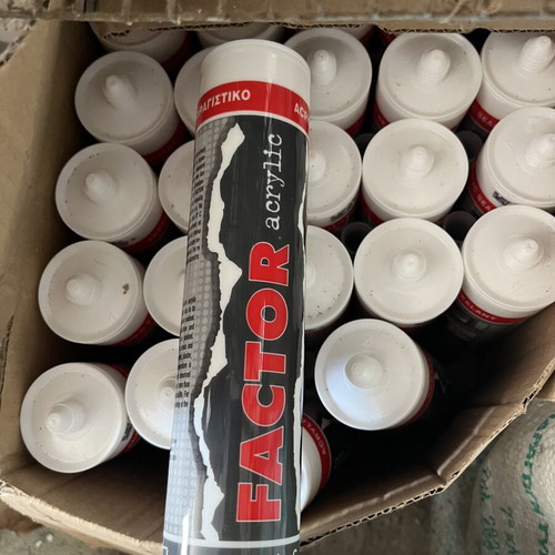 Factor acrylic sealant 280ml, new, pack of 28