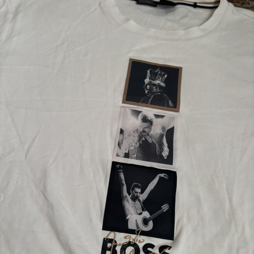 Boss X Freddie Mercury Cotton Graphic T-Shirt size L like new