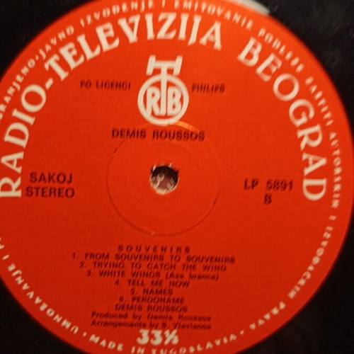 Demis Roussos Souvenirs vinyl used