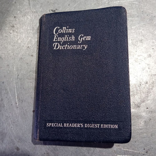 Collins English Gem Dictionary used, pocket edition