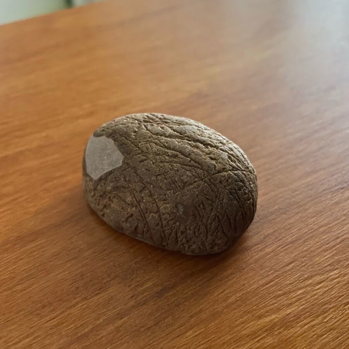 Potato-shaped stone new, possibly basalt