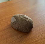 Potato-shaped stone new, possibly basalt