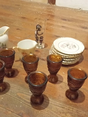 Glasses shot glasses like new, set of 6 pieces