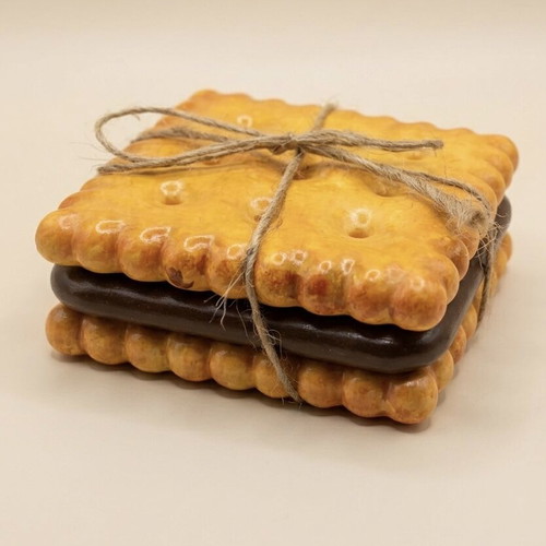 Biscuit Coasters Handmade Set of 3