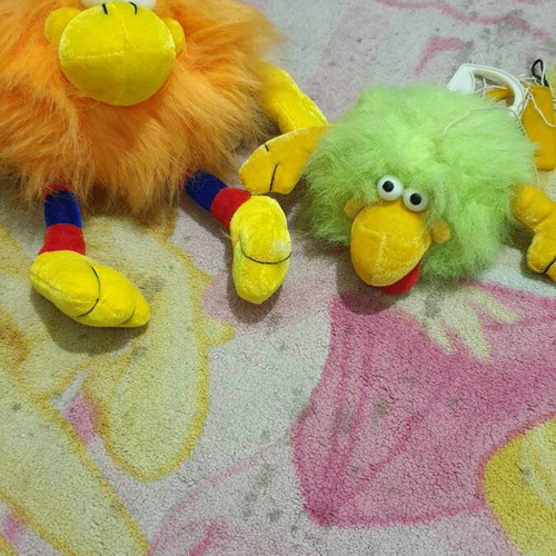 Boing Boing Crazy Rainbow Plush Toys used, bounce not working