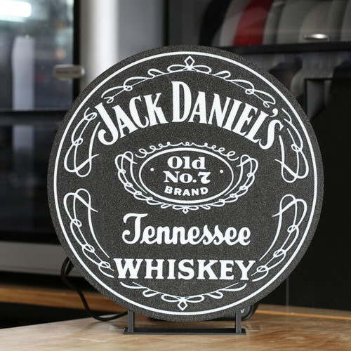 Jack Daniels Lightbox like new, 24 cm, USB powered with switch
