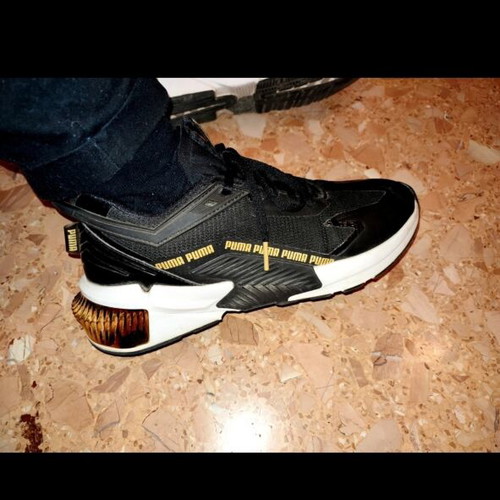 Puma Provoke XT Block sneakers size 38.5 used, black and gold