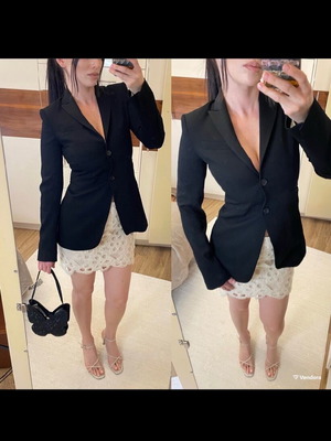 Zara Tulle мини пола като нова, крем, размер M