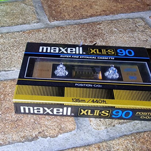 Maxell XL II-S 80s High Bias Chrome Cassette Tape New