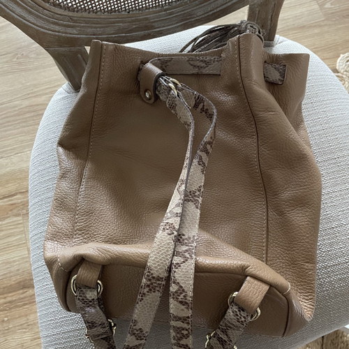 Leather backpack new with soft leather