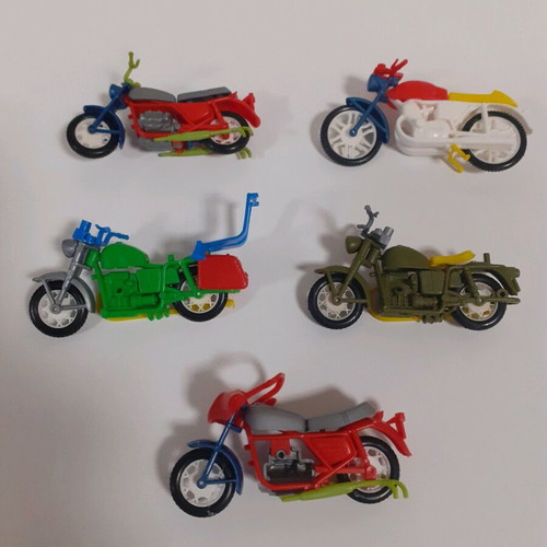 Plastic Motorcycles from the 80s used