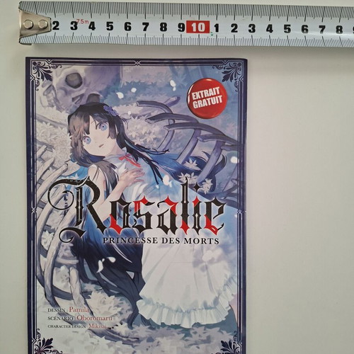 Rosalie Princesse des Morts manga booklet like new, French