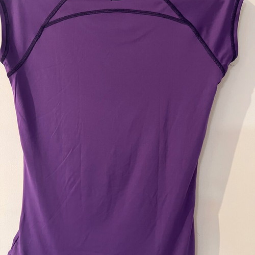 Under Armour sports shirt used, purple, size XS