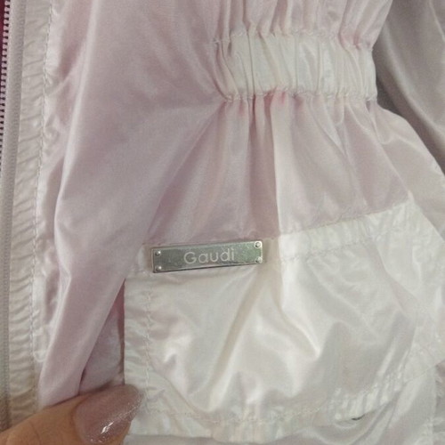 Gaudi spring jacket like new, white multicolor