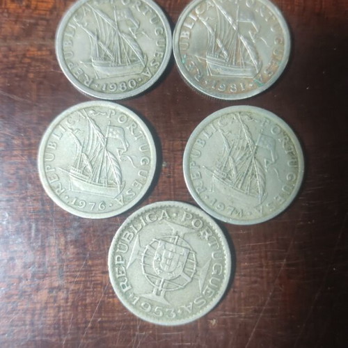 Portugal coins like new, old, set of 8 pieces
