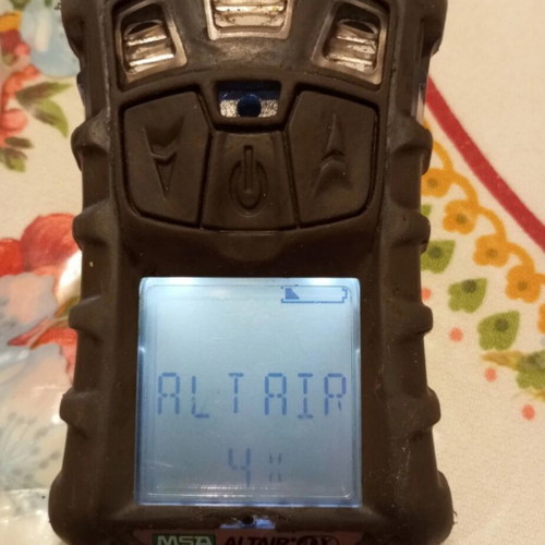 MSA Altair 4x gas detector used