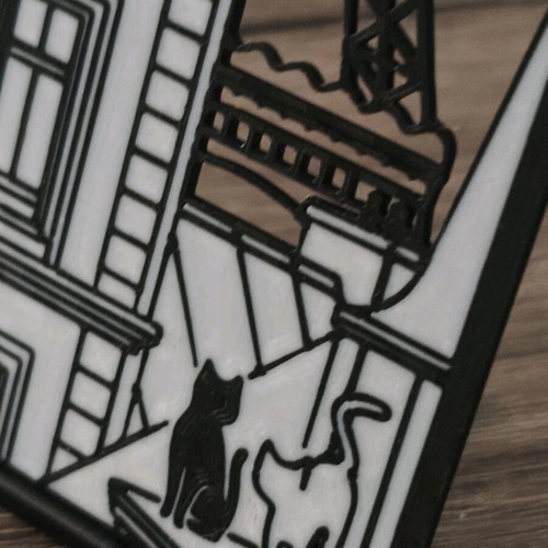 Handmade 3D Printed Paris Bookmark with Eiffel Tower and Tassel new