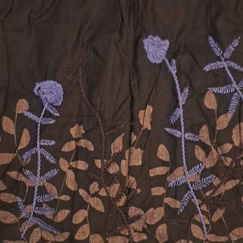 Mexx gray skirt new with embroidery and pattern size M