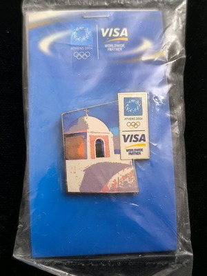 Athens 2004 Visa Pin new