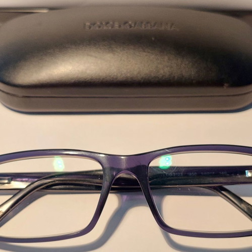 Dolce & Gabbana eyeglasses used, blue acetate unisex