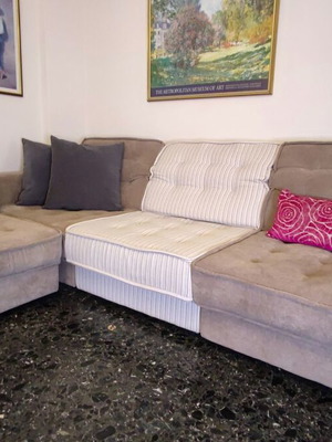 Gotsopoulos Home Modular Corner Sofa like new, stain-resistant fabric