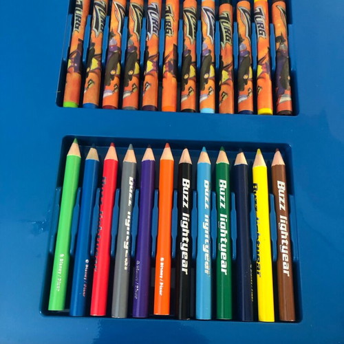 Buzz Lightyear Coloring Set Toy Story 2 like new, big gift box set with watercolors and crayons
