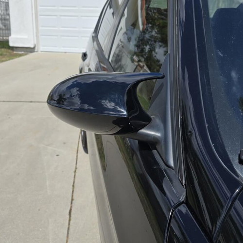 BMW M3 Style Gloss Black Side Mirror Covers for 3 Series E90 2005–2009