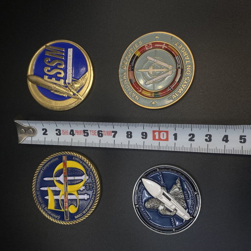 Challenge Coins NATO ESSM Seasparrow set like new