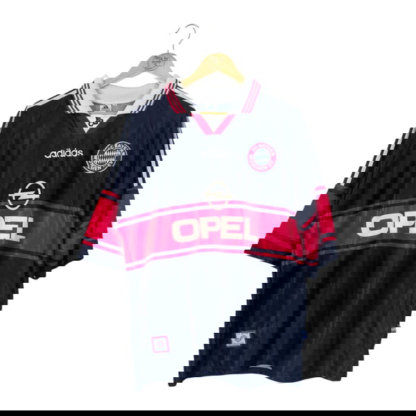 Vintage Adidas Bayern Munich 1997/98/99 ποδοσφαιρική μπλούζα (L)