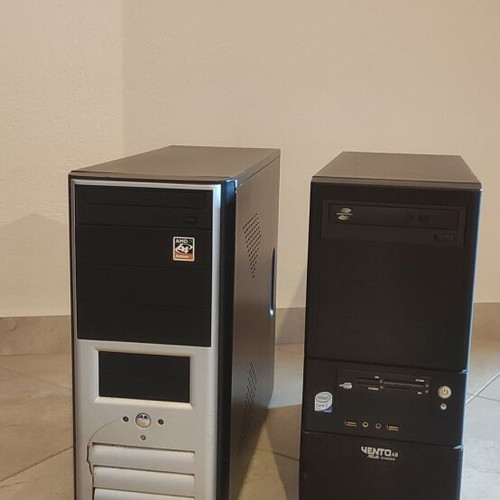 Computer cases used, set of 2 pieces