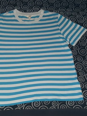 Γυναικείο ριγέ T-Shirt Marks & Spencer, νούμερο 10, 100% βαμβάκι