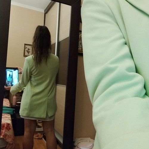 Γυναικείο σακάκι blazer σε πράσινο