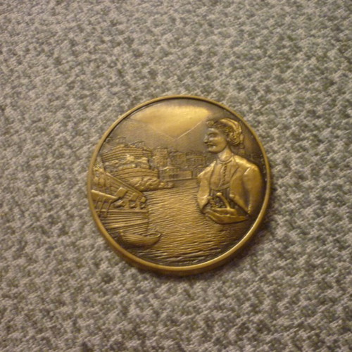 Commemorative Medal from Hydra used, Athens Olympics 1996