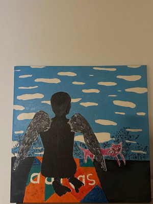 Modern painting used like new